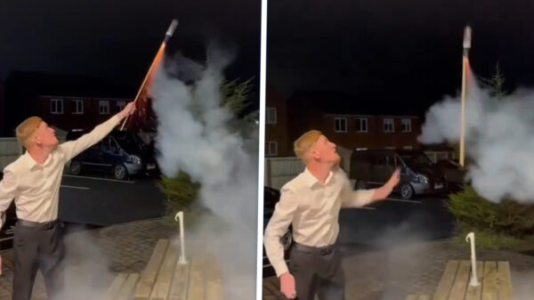 Dit is preciés de reden waarom je nooit met vuurwerk moet stunten