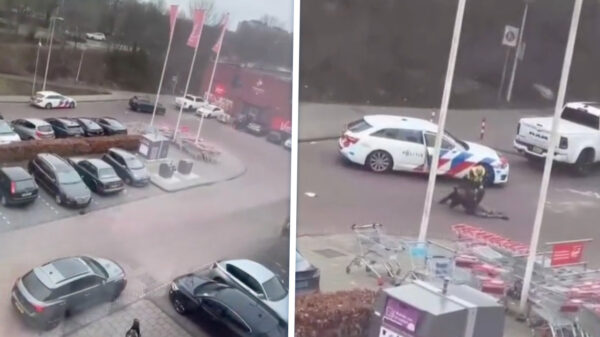 Jochie gaat compleet uit z'n stekker tijdens arrestatie in Rotterdam