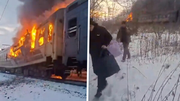 Russische drones raken passagierstrein bij Charkiv: 3 doden, 2 gewonden
