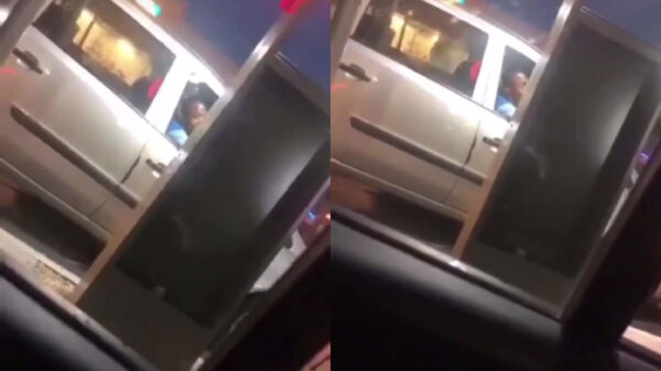 Even een hongerige bestuurder in de zeik nemen bij de McDrive in Dublin