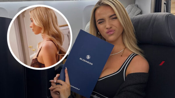 Beelden: Lynn Hermanussen (vriendin van Gio Latooy) gaat in de lingerie