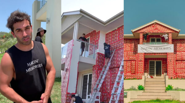 Australische grapjas geeft zijn broer het allergrootste kerstcadeau ooit