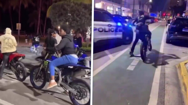 Motorbink probeert te vluchten voor de politie: loopt niet goed af!