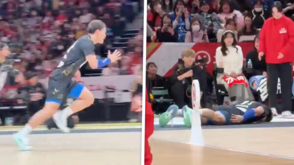 Volleyballer Yuji Nishida gaat viral met excuses nadat 'ie lijnrechter raakt