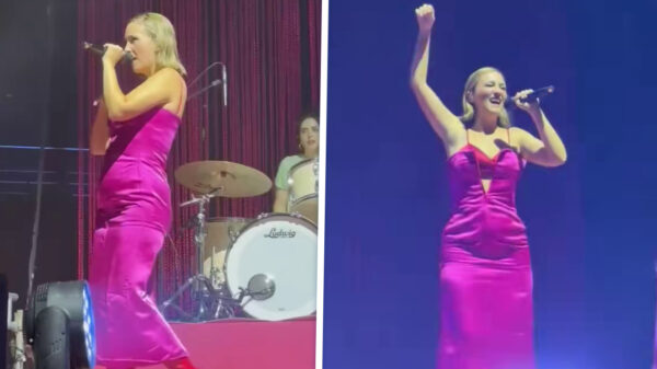 Spaanse zangeres Rigoberta Bandini krijgt Sevilla wakker met luchtige optreden