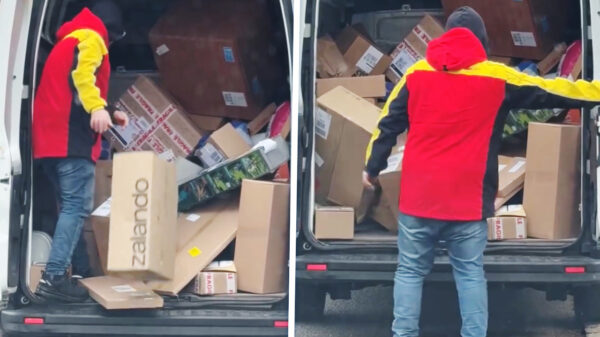 Man bewijst dat niet álle bezorgers incompetent zijn. Oh nee, toch niet