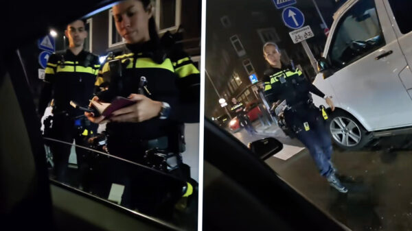 Bijdehante kansenparel in taxi probeert vrouwelijke agent te versieren