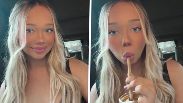 Slurpkampioen met de zuigkracht van een stofzuiger is gek op pindakaas