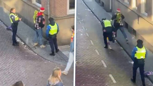 Wildplasser probeert te ontsnappen in Oeteldonk, maar rent BOA-val in