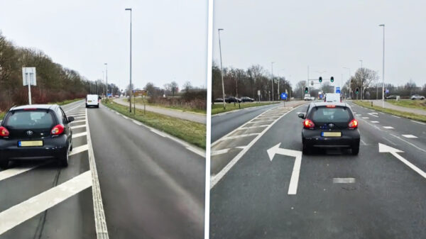 Zo ziet complete paniek eruit als iemand een ambulance wil laten passeren