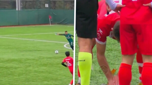 Turkse aanvoerder reanimeert meeuw die uit de lucht werd geschoten door keeper