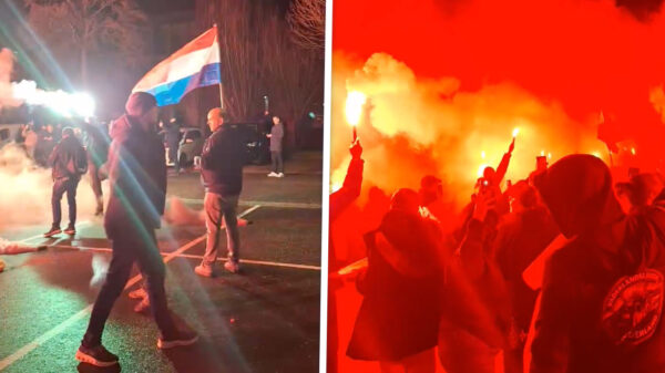ME grijpt in bij een uit de hand gelopen azc-protest in Bleskensgraaf