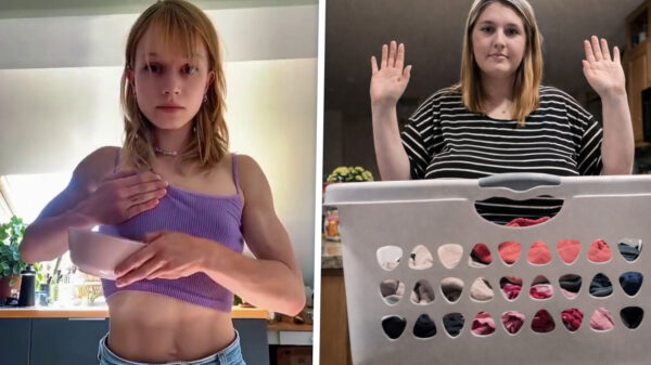 Sommige vrouwen hebben geen zakken nodig, ze hebben… nou ja, dit dus