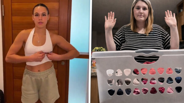 Sommige vrouwen hebben geen zakken nodig, ze hebben… nou ja, dit dus