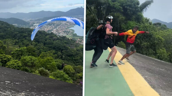 Alle vakantiegangers opgelost: Paragliden doe je dus niet zo!