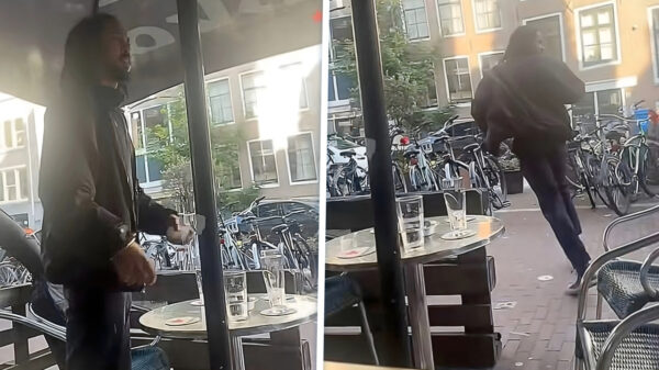 Kansenpareltje van de week: Boze meneer sloopt Amsterdams terras
