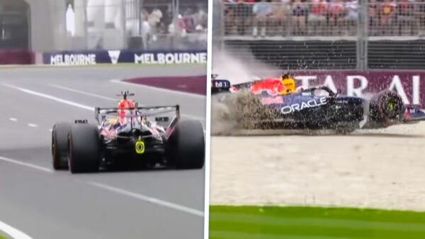 Beelden: Max Verstappen crasht tijdens kwalificatie in Australië