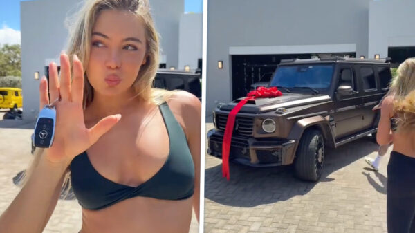 Jake Paul trakteert Jutta Leerdam op Mercedes G-Klasse van € 500.000,-