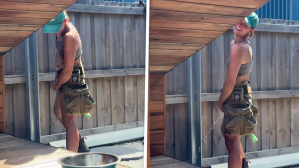 Als je vrouw zich tijdens het klussen ineens als een echte bouwvakker gedraagt