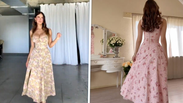 Ella Cervetto kan niet wachten op de zomer en showt alvast haar jurkje