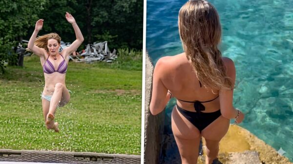 Mensen ontdekken massaal dat water glad is… en dat gaat precies zoals verwacht