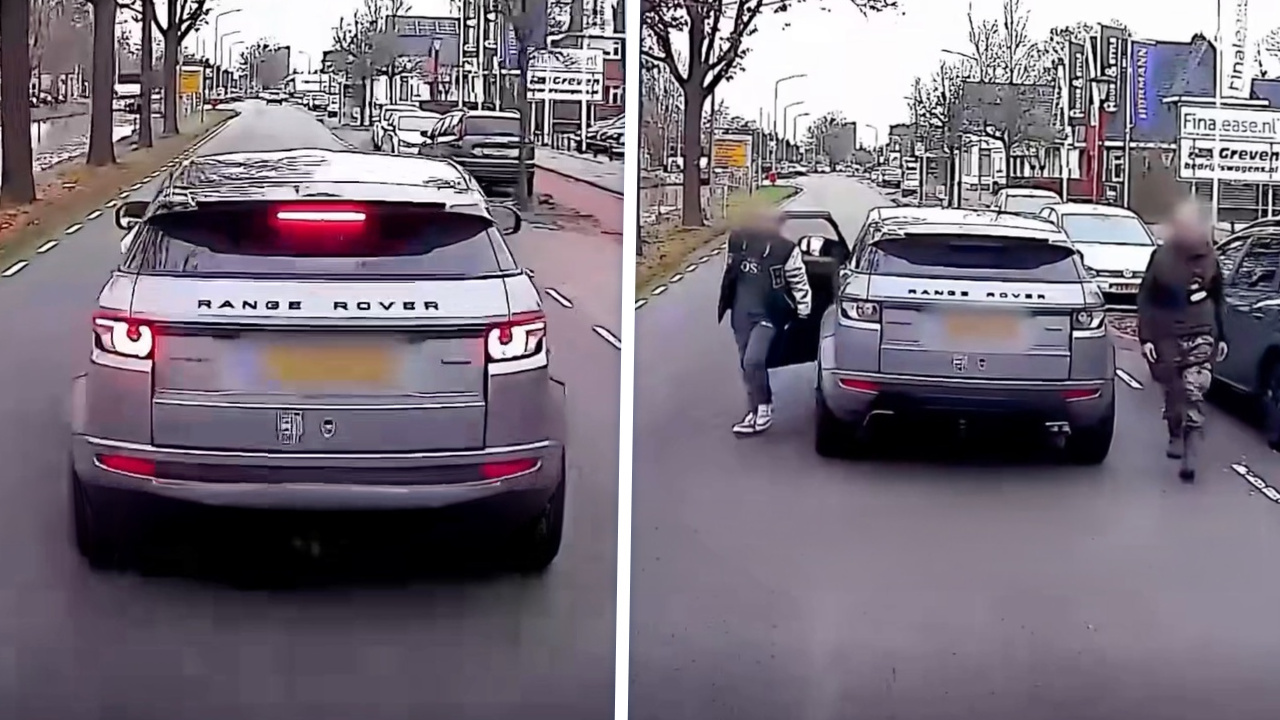 Karma voor 2 opgefokte haantjes die vrachtwagen in Stadskanaal brakechecken
