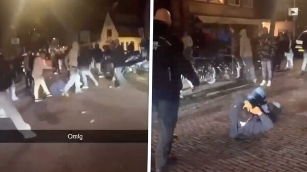 Vechtpartij door laffe kopschoppers en gelost schot in centrum Schagen