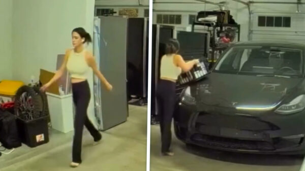 Boze ex-vrouw leent Tesla om te verhuizen en besluit 'm meteen te slopen