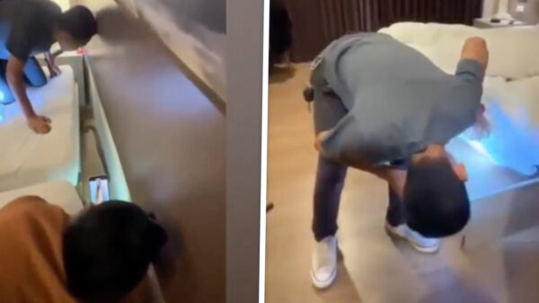 Dit is zo ongeveer het laatste wat je wil vinden in je hotelkamer