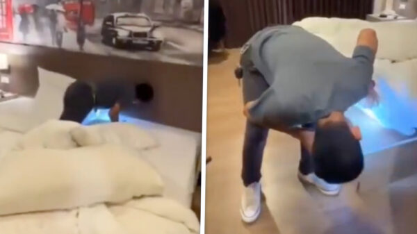 Dit is zo ongeveer het laatste wat je wil vinden in je hotelkamer