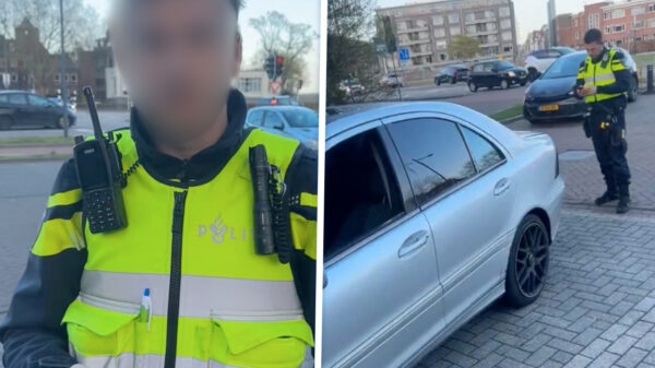 Kansenpareltje verliest z’n auto en gaat nog even stoer doen tegen politie