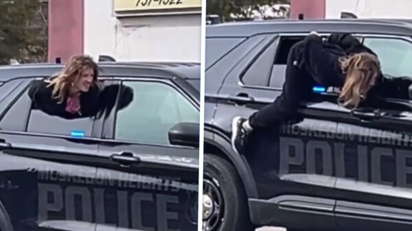 Vrouw ontsnapt uit politieauto mét handboeien en sprint er vandoor