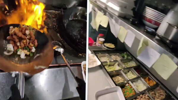 Multitaskende kok draait spits alsof hij net 5 blikjes energy heeft gechugged