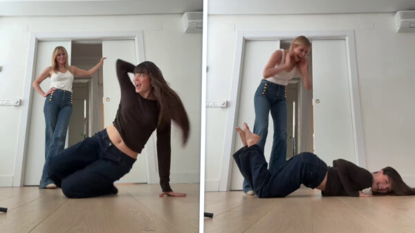 Moeder kan schunnige TikTok-dansje van dochter niet echt waarderen