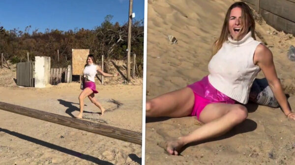 Mademoiselle maakt van elegante sprong een pijnlijke klapper over slagboom