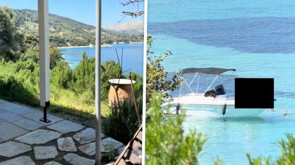 Hij wilde zijn uitzicht filmen maar legde per ongeluk een privémomentje vast