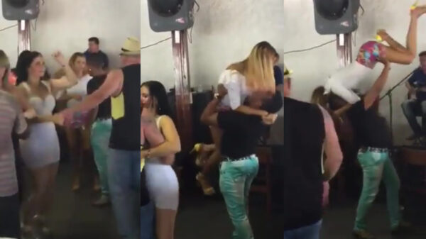 Hitsige dame geeft niet-zo-subtiele hint tijdens het dansen