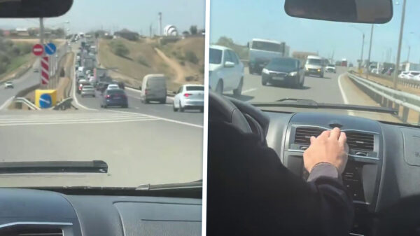 Complete mafkees kiest voor spookrijden om niet in de file te hoeven staan