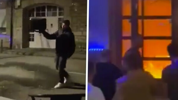 Bizar: Mafklapper steekt bar in de hens met alle cafégangers er nog in