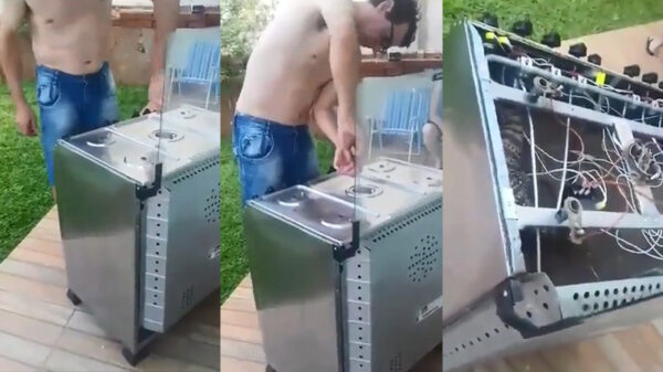 Wait for it: dit verwacht je niet in je oven aan te treffen