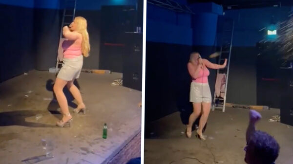 IrisQueen bekogeld met een lading bier tijdens haar indrukwekkende optreden