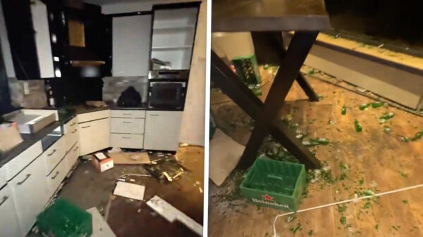 'Huisfeestje' loopt extreem uit de hand; woning wordt compleet gesloopt