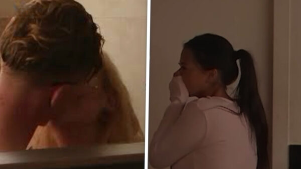 Kijkers in shock: Fianca gaat vreemd onder de douche met Casper