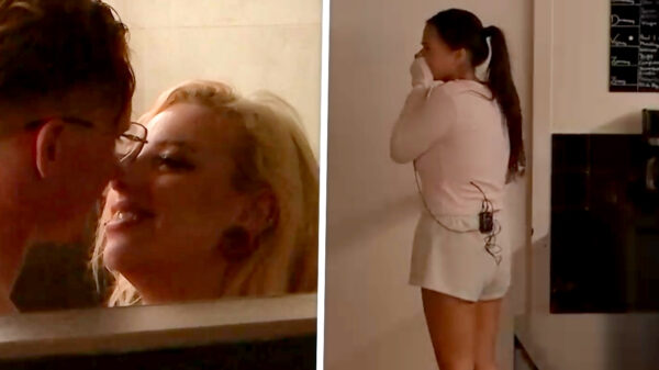 Kijkers in shock: Fianca gaat vreemd onder de douche met Casper