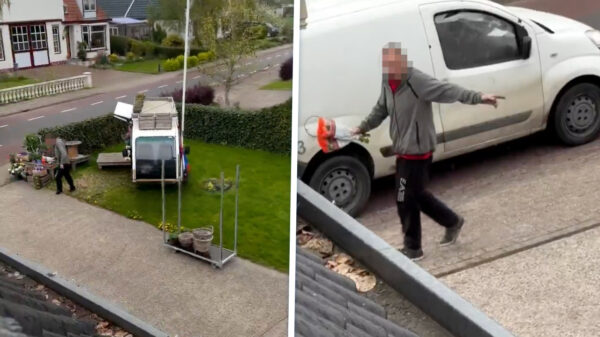 'Man wilde bloemetje meenemen maar is te gierig om er voor te betalen'