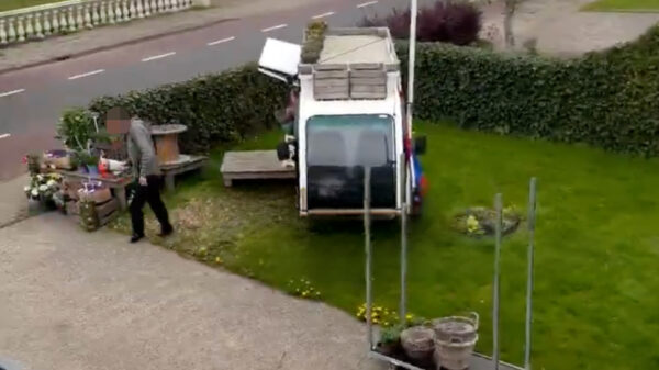 'Man wilde bloemetje meenemen maar is te gierig om er voor te betalen'