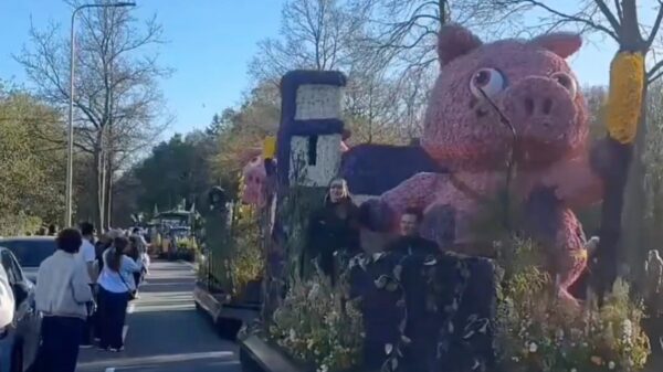 Bloemenvarkentjes op corso zorgen voor discussie over haram