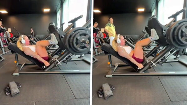 Aandachtzoeker zet man weg na simpel compliment over training in de gym