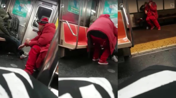 Kidnappoging in de New Yorkse metro op camera vastgelegd