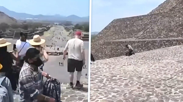 Bizar: Nieuwe beelden opgedoken van dader vlak voor bloedbad in Mexico